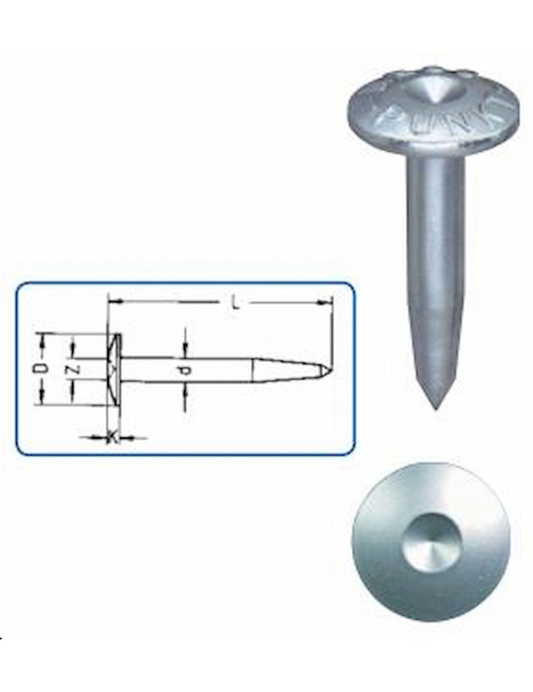 Clou de station 100 mm par 100 pc | Ellipsetop.be