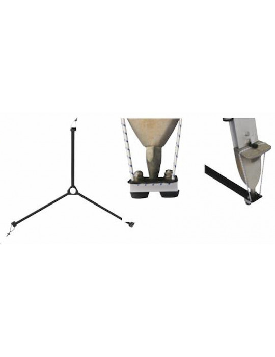 Etoile de trépied en acier de haute qualité | Ellipsetop.be